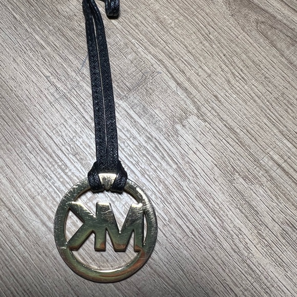 Michael Kors Gold and Black and gold medallion bag charm - Picture 2 of 7